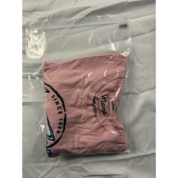 Mambo The Original T-Shirt Mens Size Medium Crew Neck Pink Short Sleeve - Picture 6 of 7